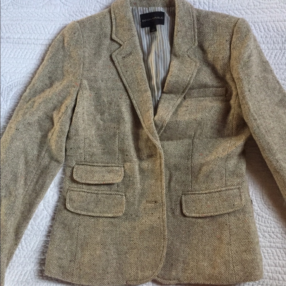 {Banana Republic} Wool Blend Blazer